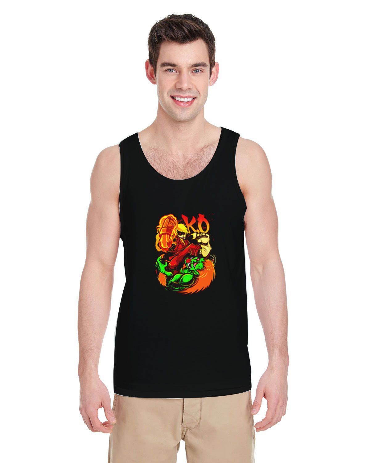 Street-Fighter-Tank-Top-Black