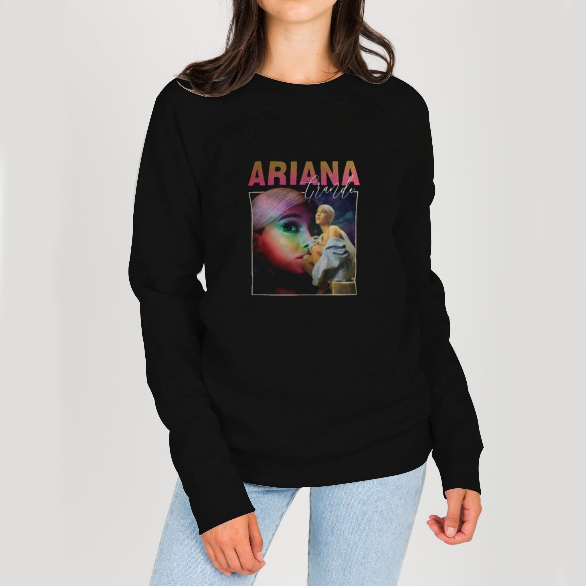 Ariana-Grande-Sweatshirt-Black