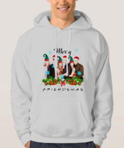 Merry-Christmas-Friends-Hoodie-LightGrey