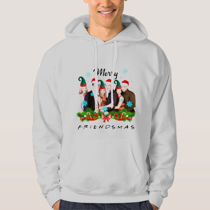 Merry-Christmas-Friends-Hoodie-LightGrey