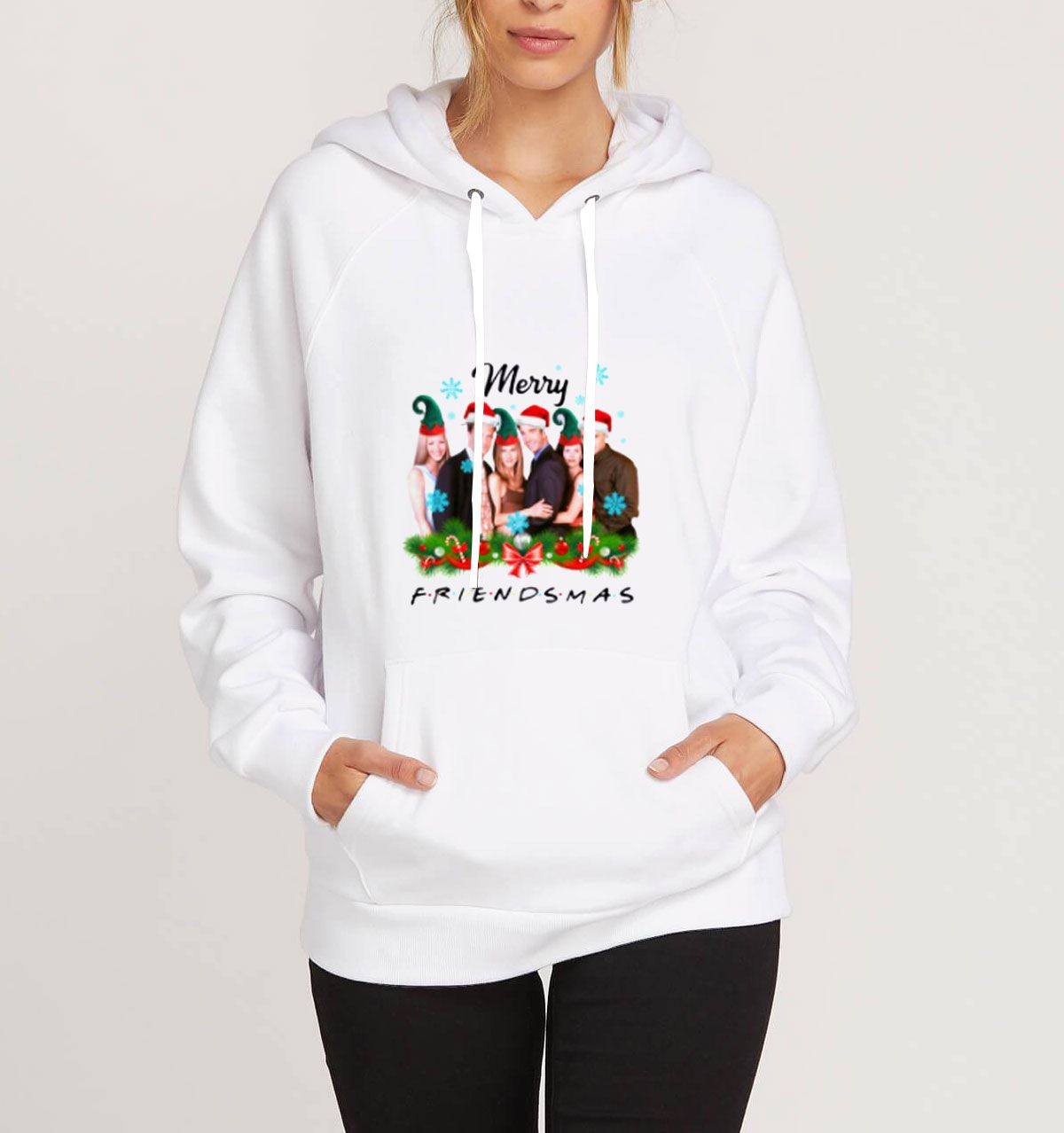 Merry-Christmas-Friends-Hoodie