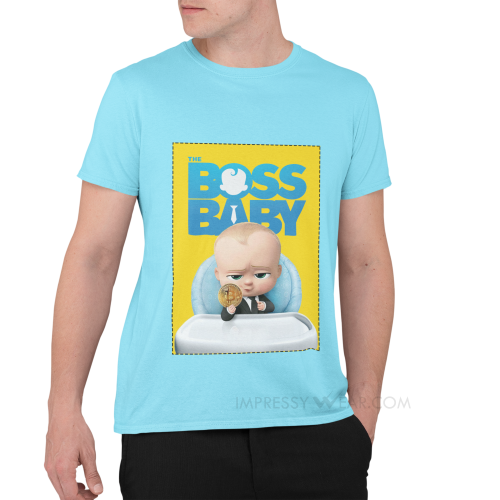 Bitcoin Memes With The Boss Baby T-Shirt - Image 4