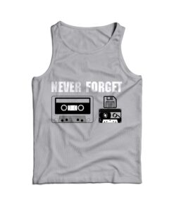 80s Cassette Tape Technology Style Tank Top