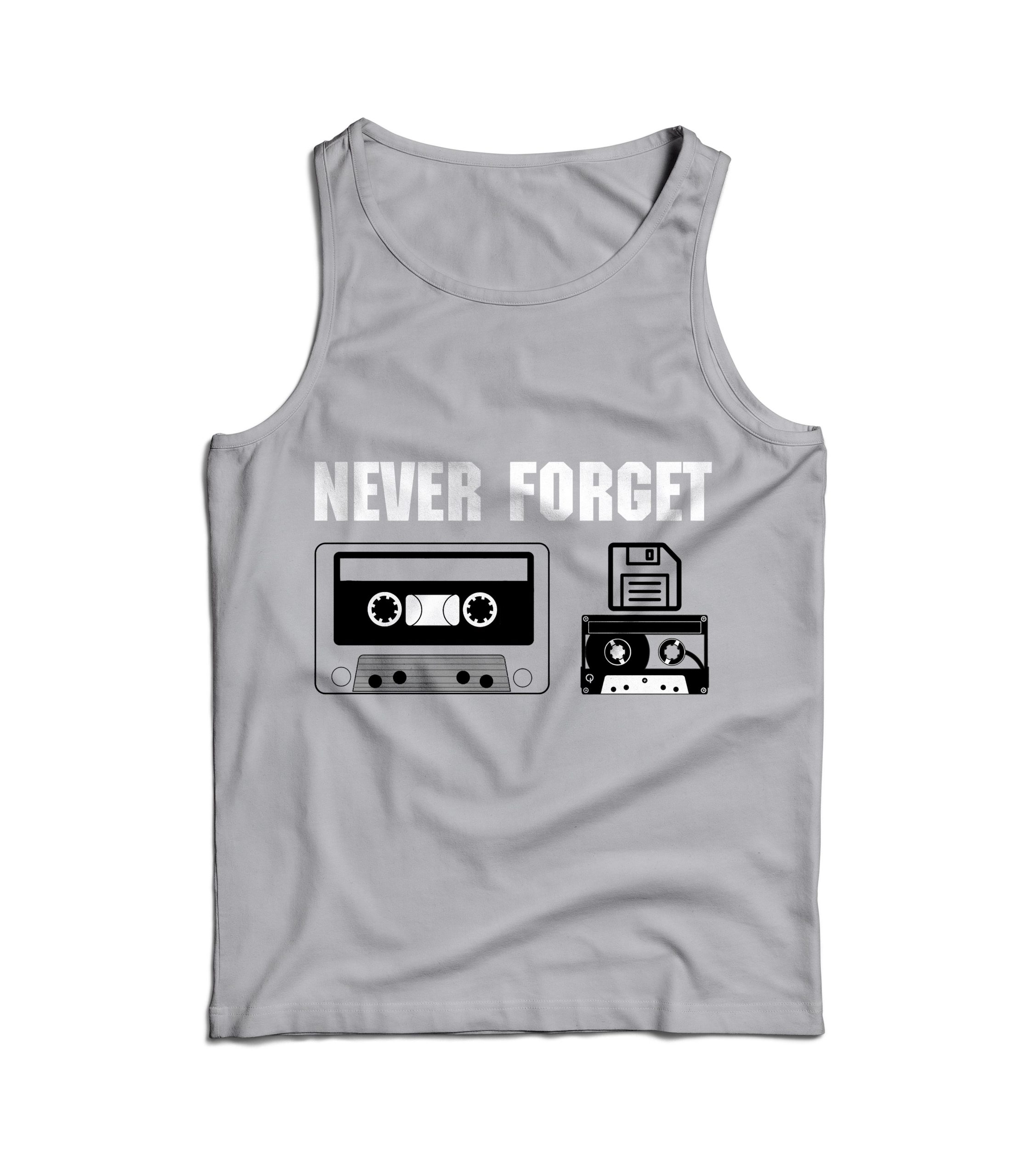 80s Cassette Tape Technology Style Tank Top - Image 3