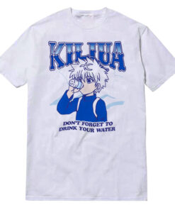 Aqua Killua Drink Your Water T-Shirt
