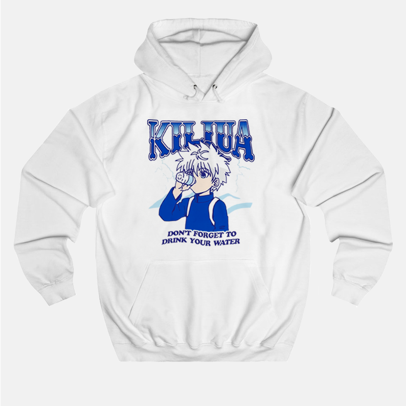 Aqua Killua Drink Your Water Hoodie