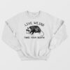 Possum Live Weird Fake Your Death Sweatshirt