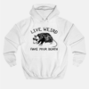 Possum Live Weird Fake Your Death Hoodie