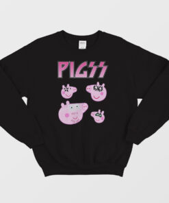 Peppa Pig X Kiss Band Parody Sweatshirt