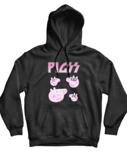 Peppa Pig X Kiss Band Parody Hoodie