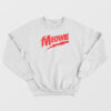 Meowie David Bowie Logo Parody Sweatshirt