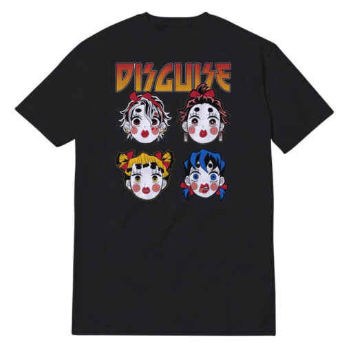 Anime Demon Slayer DISGUISE Kiss Band T-Shirt