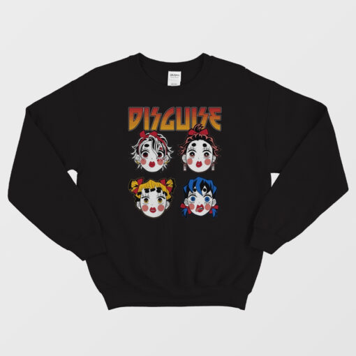 Anime Demon Slayer DISGUISE Kiss Band Sweatshirt