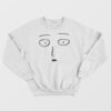 Anime One Punch Man SAITAMA FACE Sweatshirt