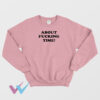 Cotton Heavy Sweatshirt About Fucking Time