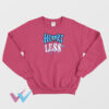 Blue Unique Heart Less Sweatshirt