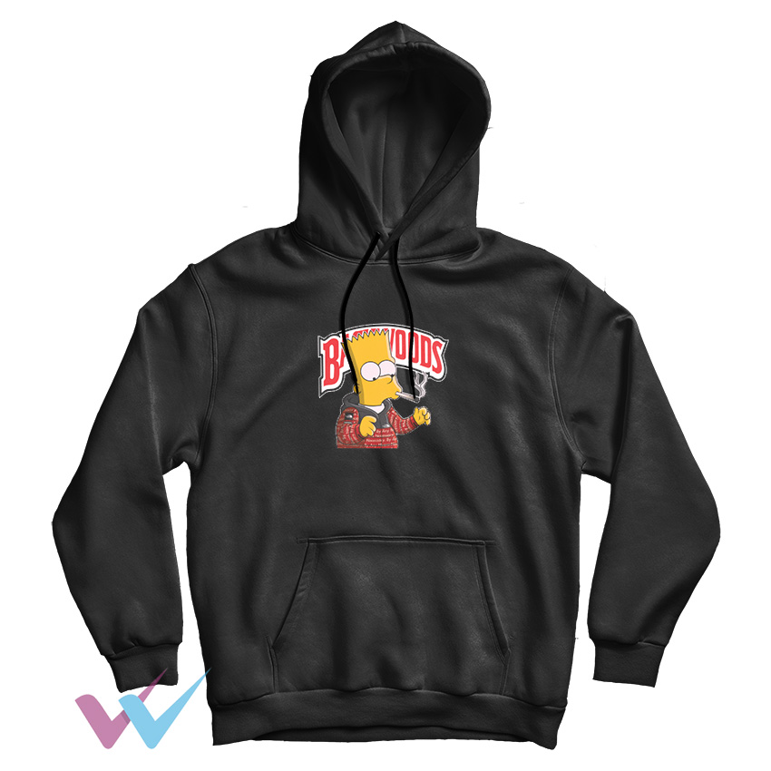 Funny Bart Simpson Smoking Hoodie