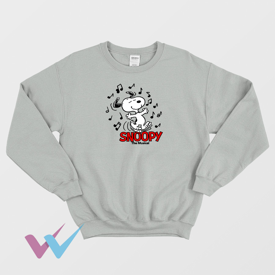 New Peanut Snpy The Musical Sweatshirt