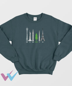 Unique Portland City Tree Sweatshirt