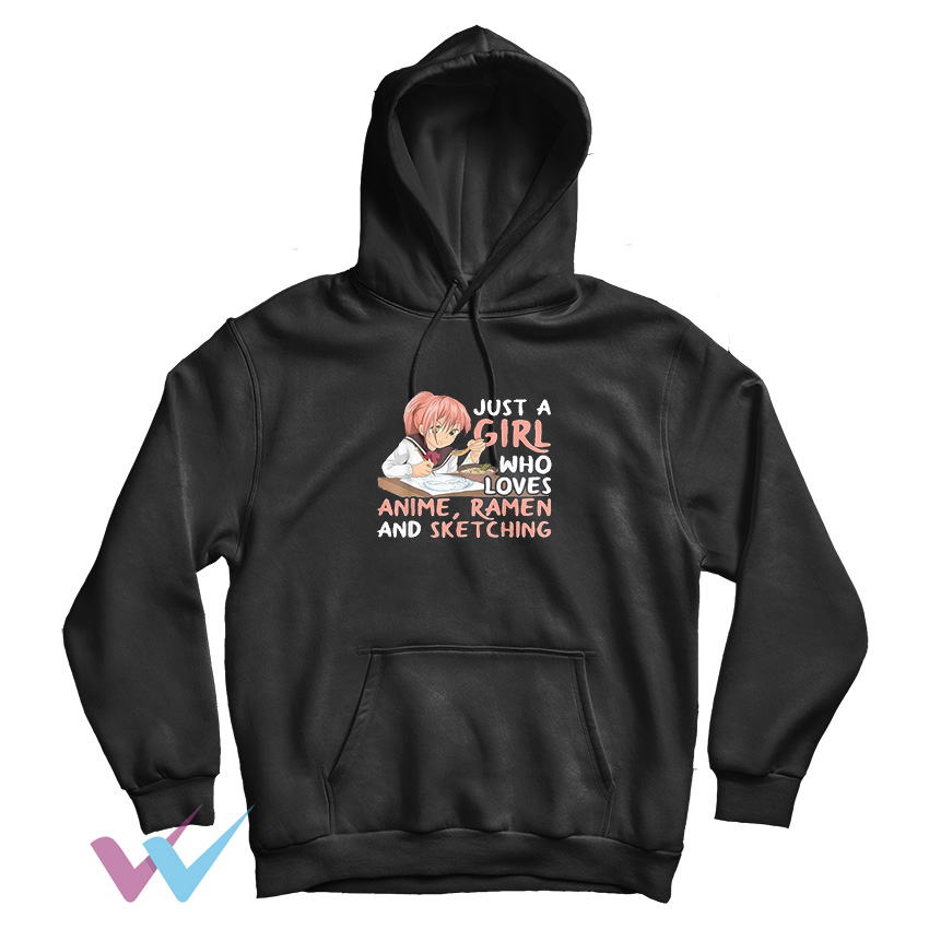 Anime Ramen Sketching Unique Hoodie