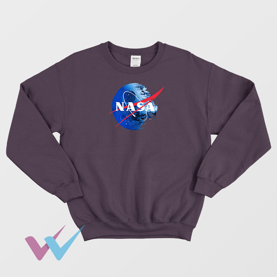 Death Star NASA Star Wars Sweatshirt NEW