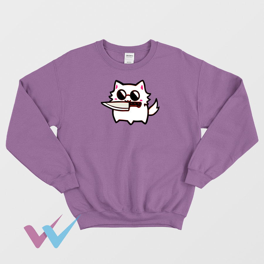 Gojo Cat Knife Unique Sweatshirt