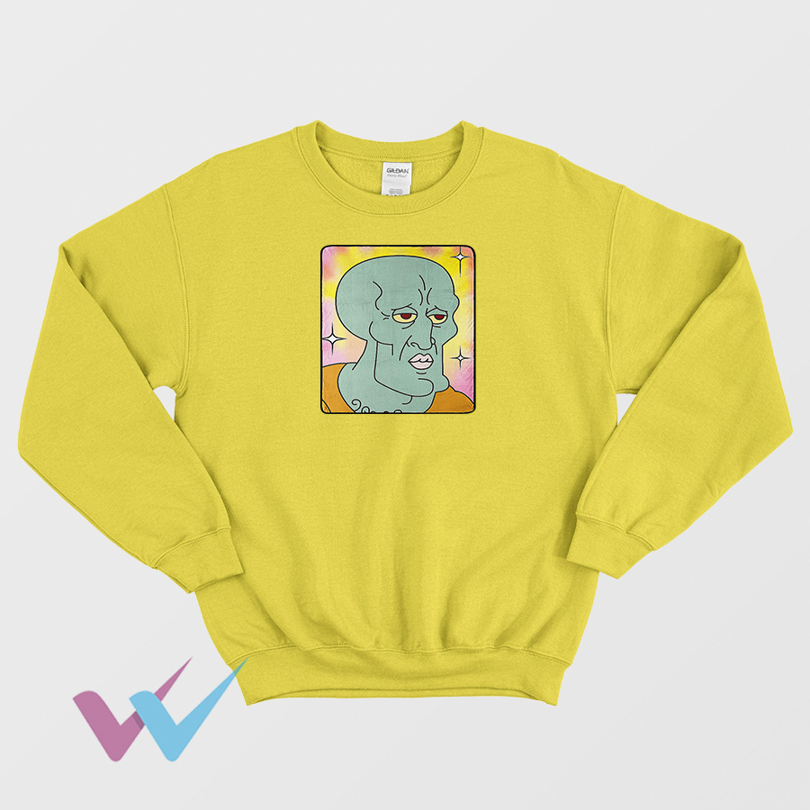 Handsome Squidward Face Funny Sweatshirt