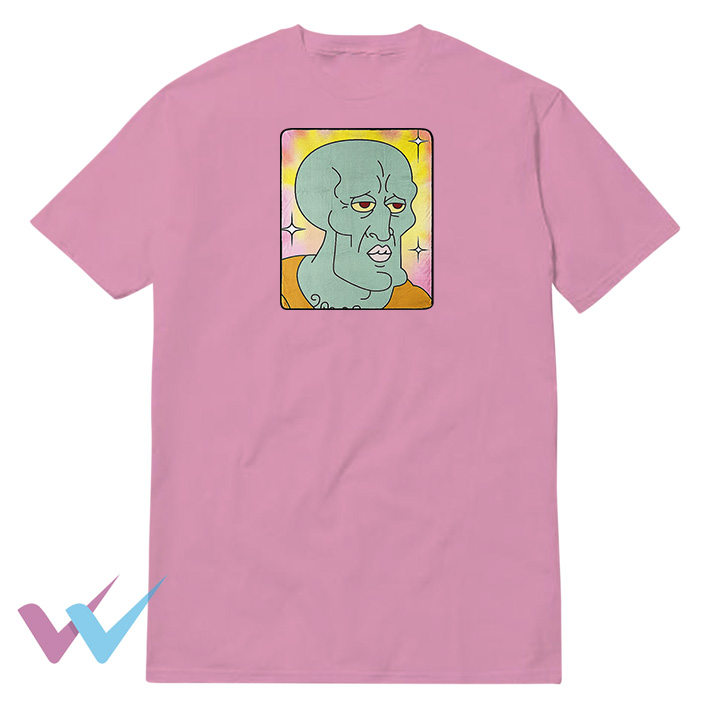 Handsome Squidward Face Funny Tee
