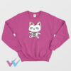Funny Turbo Granny Cat Dandadan Sweatshirt