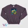 Leonardo Ninja Turtle With Beer Sweatshirt