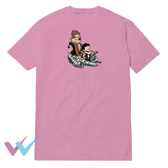 New Chewie And Han Calvin And Hobbes T-Shirt