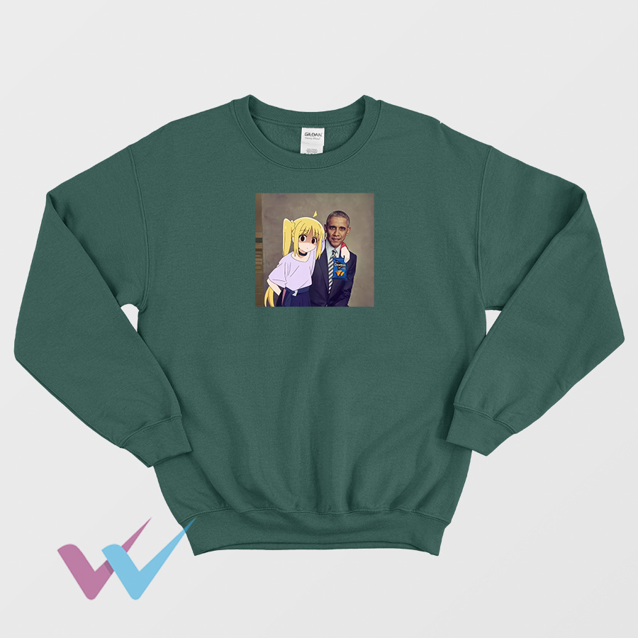 Obama With Anime Sweatshirt