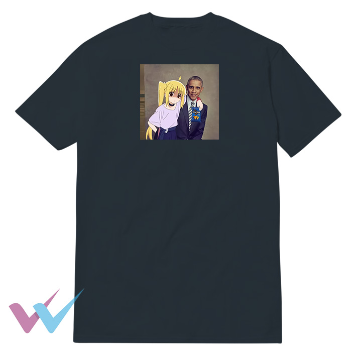 Obama With Anime T-Shirt
