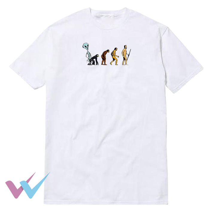 Alien Fuck Monkey Evolution T-Shirt Unique Impressy