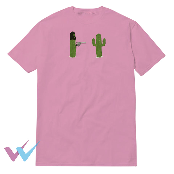 Cactus Stickem Up Gun Last Man On Earth T-Shirt