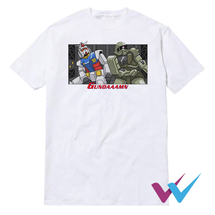 Gundaaamn Gundam Damn Meme T-Shirt