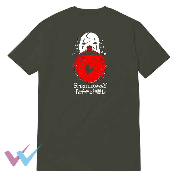 Spirited Away Falling Deeper Funny T-Shirt Front