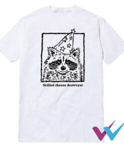Grilled Cheese Destroyer Raccoon T-Shirt
