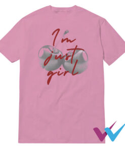 I'm Just A Girl Cherry T-Shirt