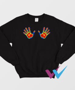 Thermal Hands Boobs Sweatshirt