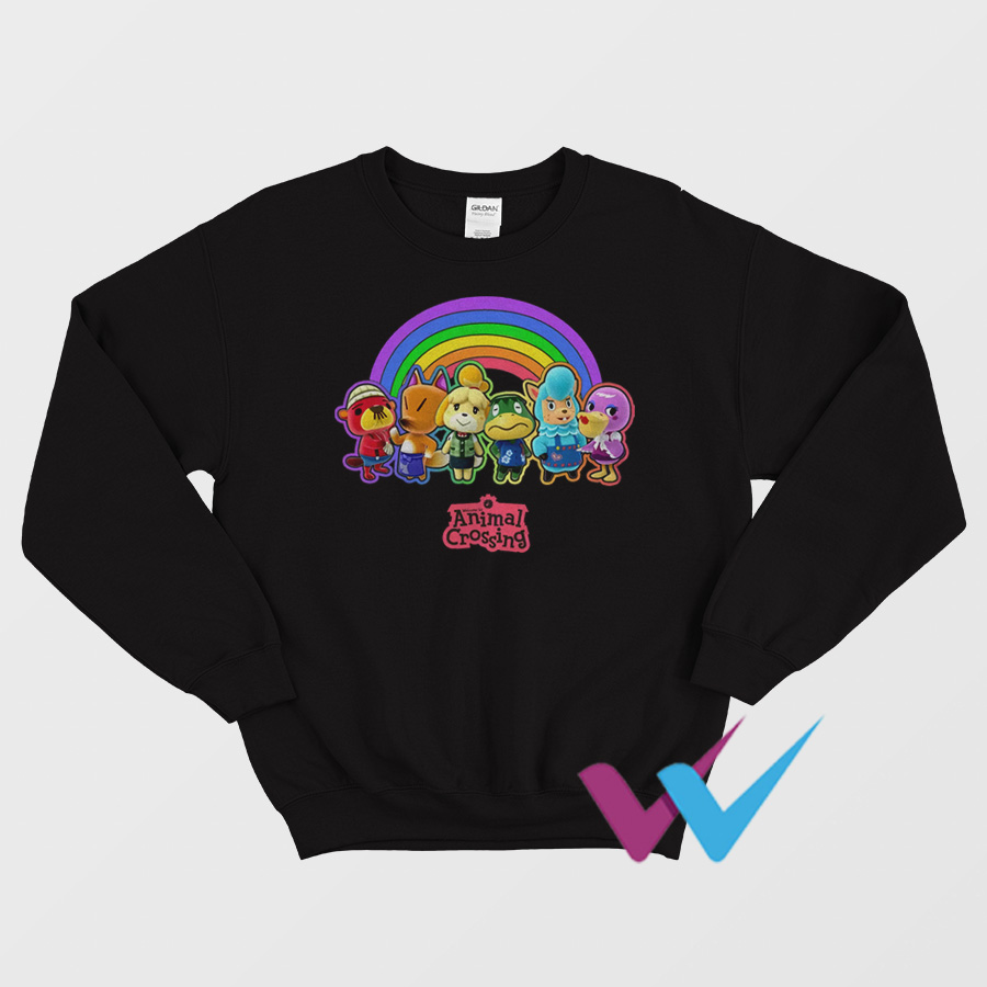 AC Rainbow Lineup Youth Girls Sweatshirt